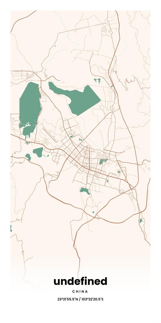 中国蒙自市地图底图电子版素材
