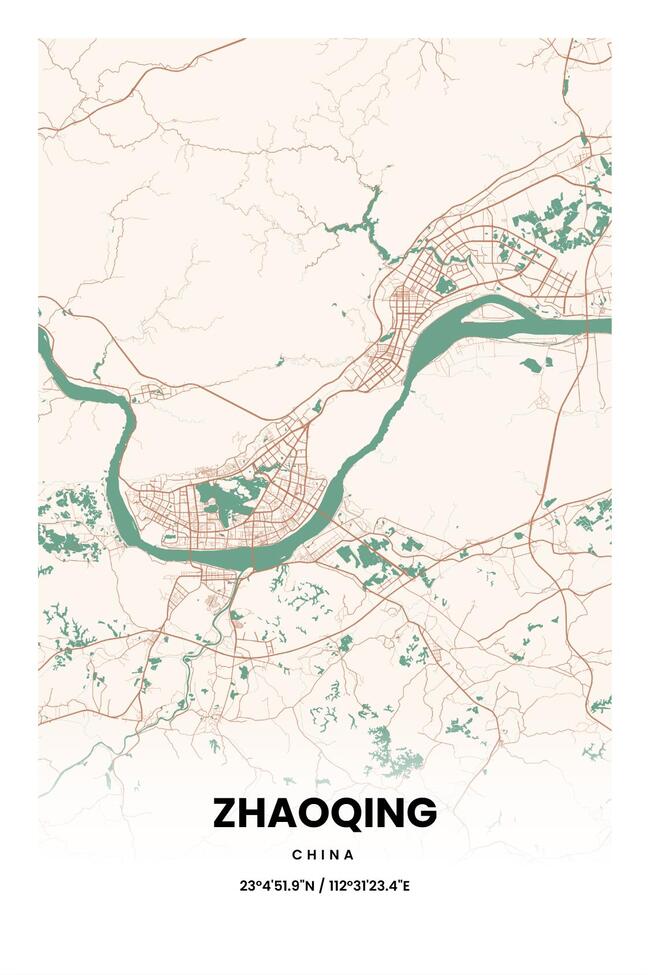 中国肇庆市地图底图电子版素材